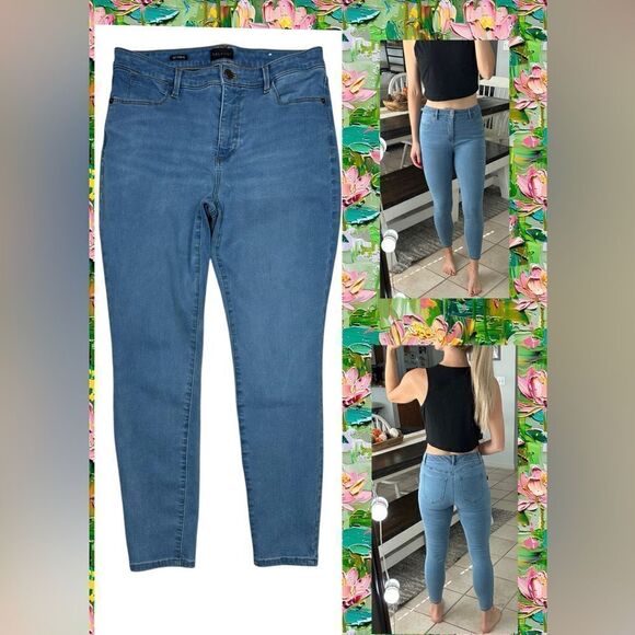 Talbots Light Blue Stretchy Ankle Jegging Denim Jeans - Picture 1 of 6